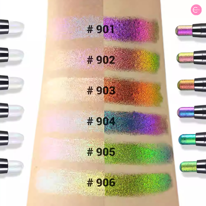 CHARMACY Dual Ended Chameleon Eyeshadow Stick - Long Lasting Creamy Eye Makeup for Day & Night - Perfect for Party, Date & Everyday Wear