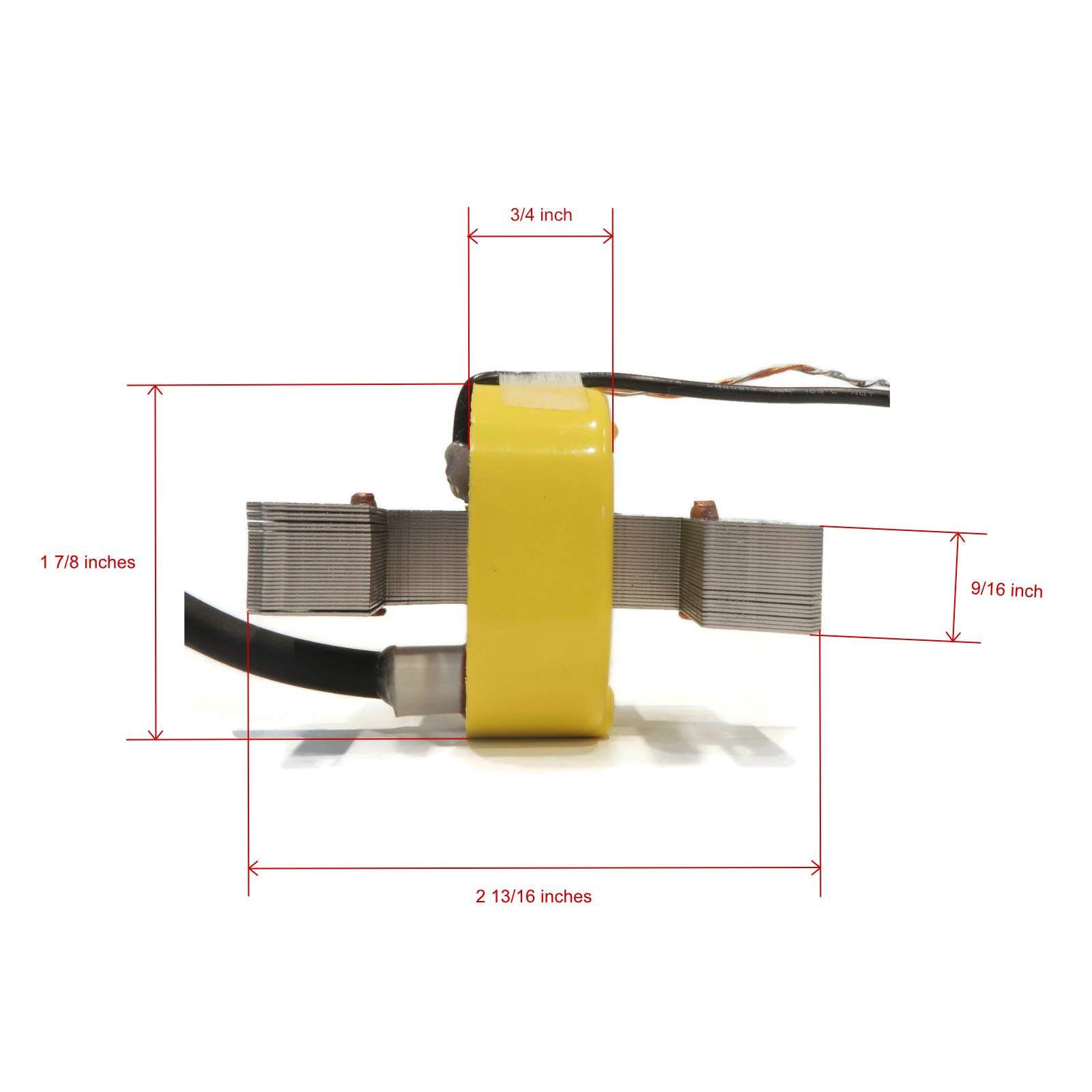 High-Performance Ignition Coil Replacement for Briggs & Stratton 298968, 299366 | Fits John Deere AM35759, Oregon 33-365, Stens 460-006 | Durable Engine Part for Lawn Mowers, Tractors & Outdoor Power Equipment