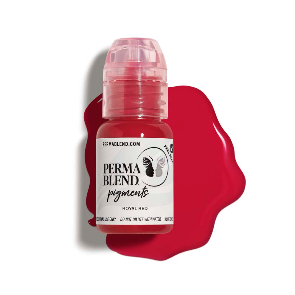 Perma Blend Royal Red Pigment - Professional Tattoo Ink for Vibrant Body Art | Perfect for Tattoo Artists & Permanent Makeup