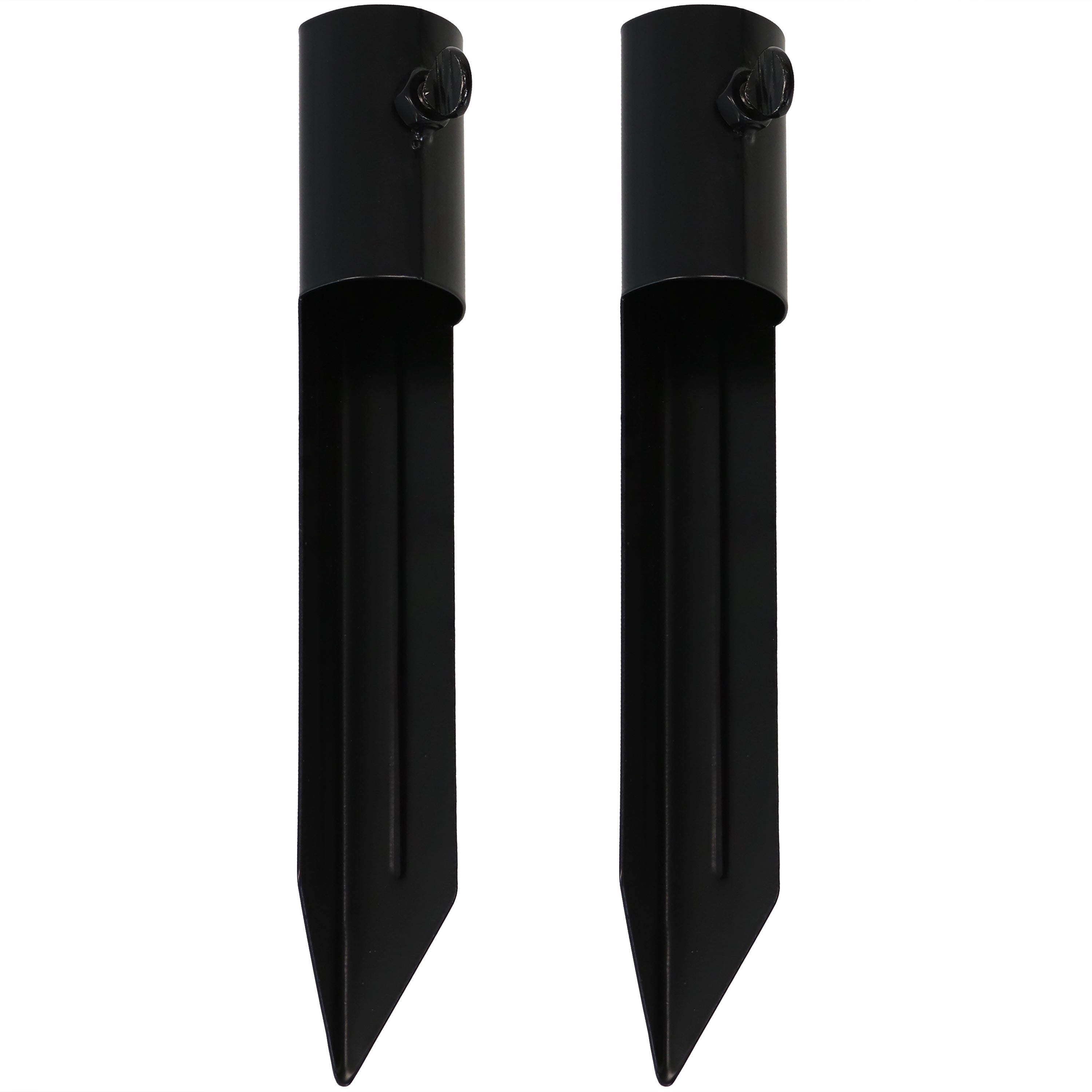 Heavy Duty Steel Torch Stakes for Outdoor Lights - Weather-Resistant Garden Torch Holders for Patio, Backyard & Landscape Lighting - Perfect for Outdoor Parties, Camping & Decorative Lighting