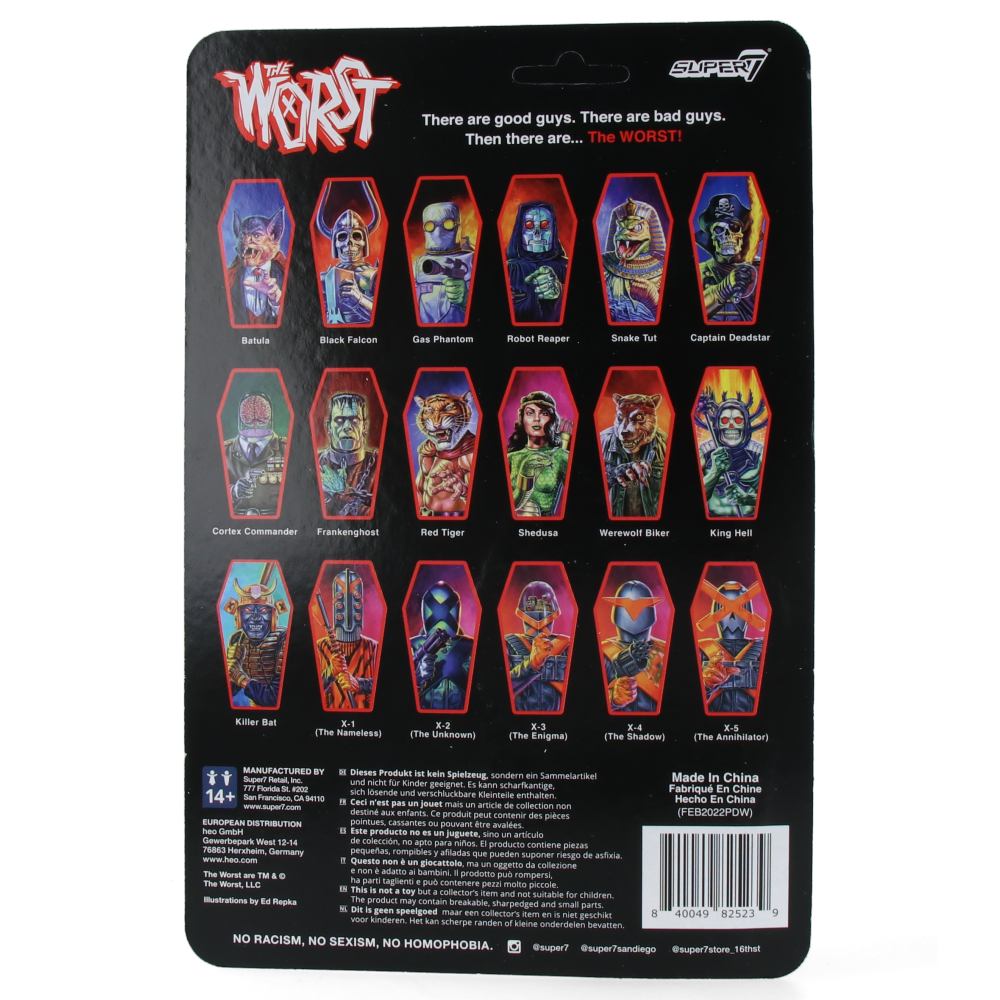 Killer Bat (Specter) The Worst ReAction Figure - Collectible Horror Toy for Display & Scary Decor
