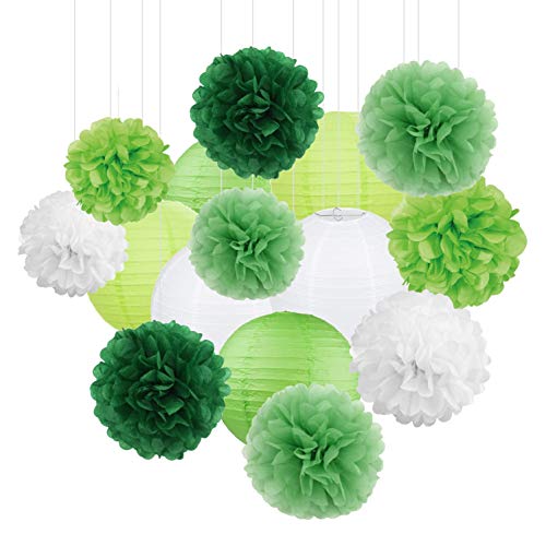 White ，green