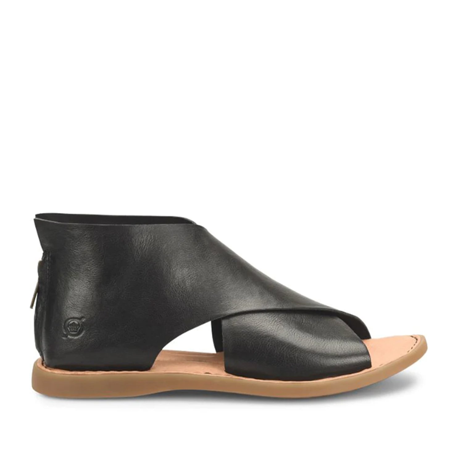 Born Women's Iwa Black Natural Leather Sandals - Comfortable & Stylish for Beach, Vacation, and Everyday Wear