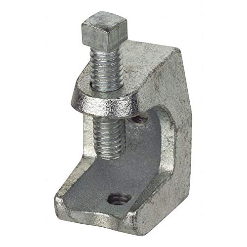1/4 Inch Malleable Iron Beam Clamp - Pack of 50 - Heavy Duty Construction Hardware for Steel Beams, Pipe Supports & Structural Framing