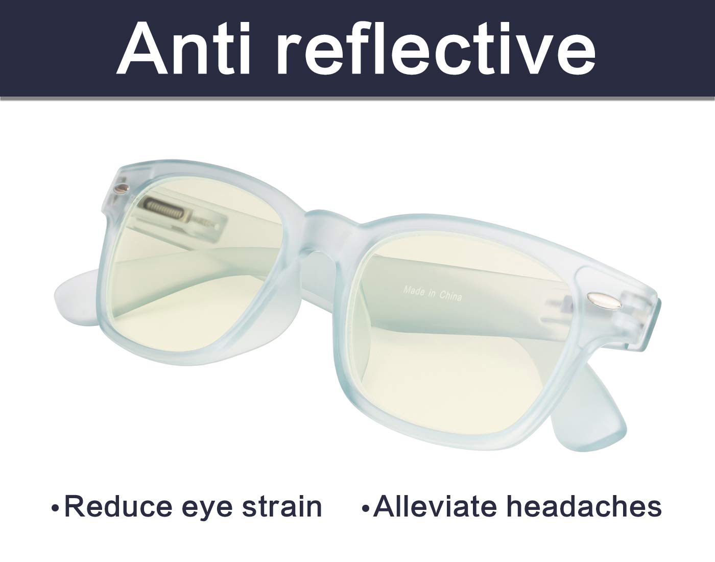Retro Blue Light Blocking Glasses UV420 for Women - Computer & Reading Use