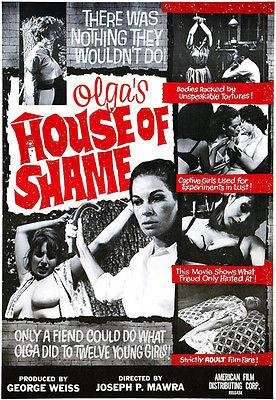Olga's House of Shame 1964 Vintage Movie Poster - Classic Cult Film Memorabilia for Home Theater & Man Cave Decor