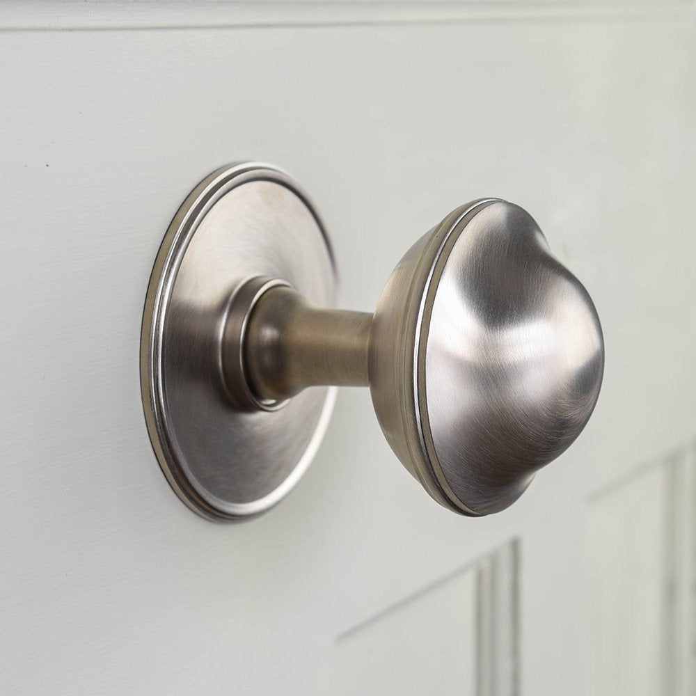 Satin Nickel Large Round Door Pull - Elegant Cabinet & Drawer Handle for Modern Home Décor - Perfect for Kitchen, Bathroom, and Furniture Upgrade