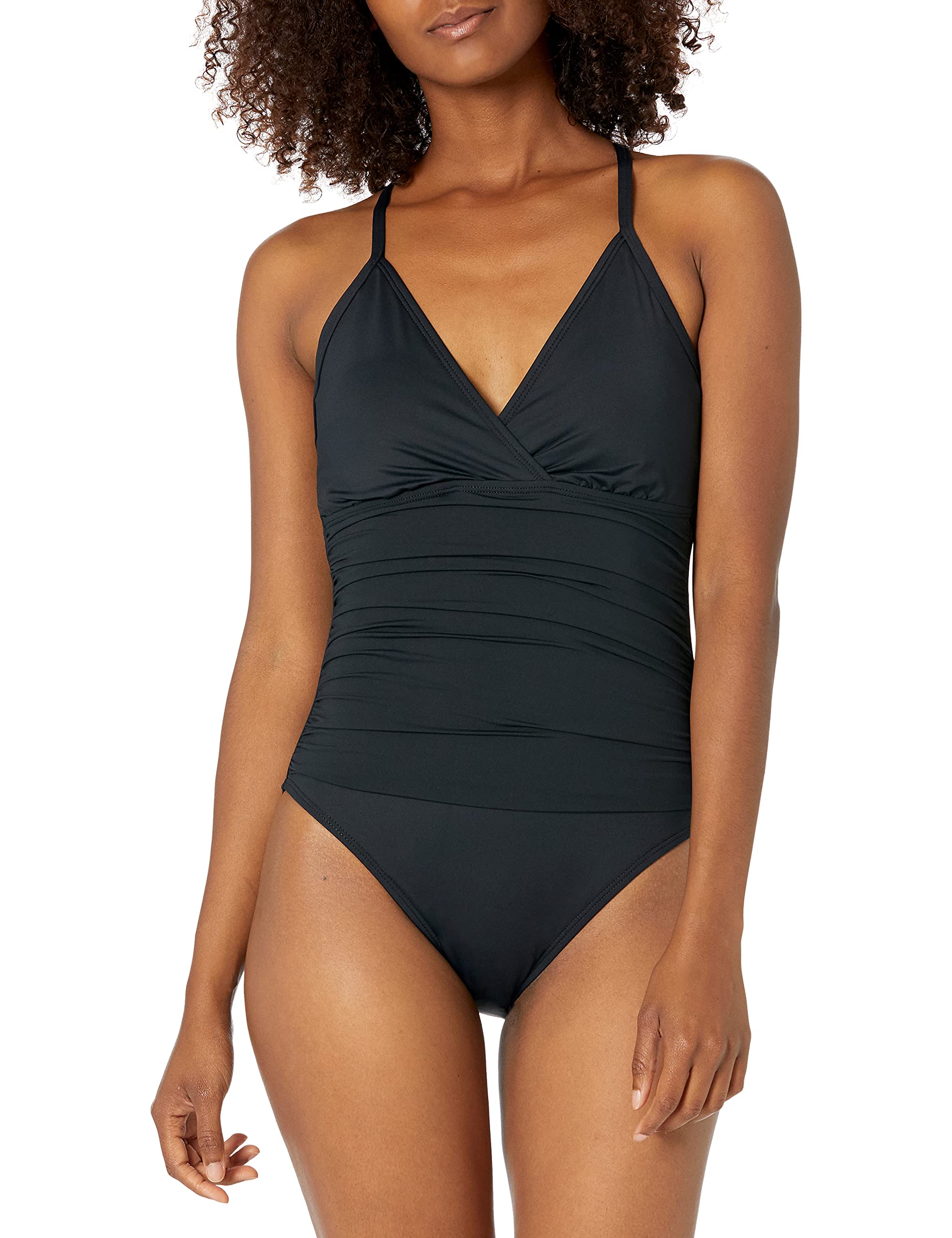 La Blanca Women's Standard Island Goddess Underwire Double Strappy Back One Piece Swimsuit - Sexy Swimwear for Beach Vacation, Pool Party & Summer Getaways