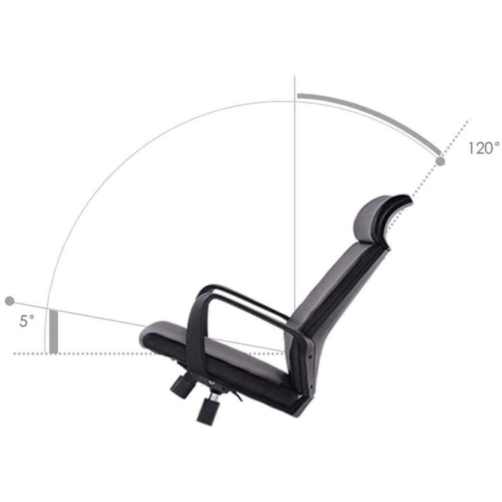 Premium High Back Executive Office Chair - Ergonomic Swivel Desk Chair with Adjustable Height & 360° Rotation - Perfect for Home Office, Gaming, and Conference Rooms (Color: Black)