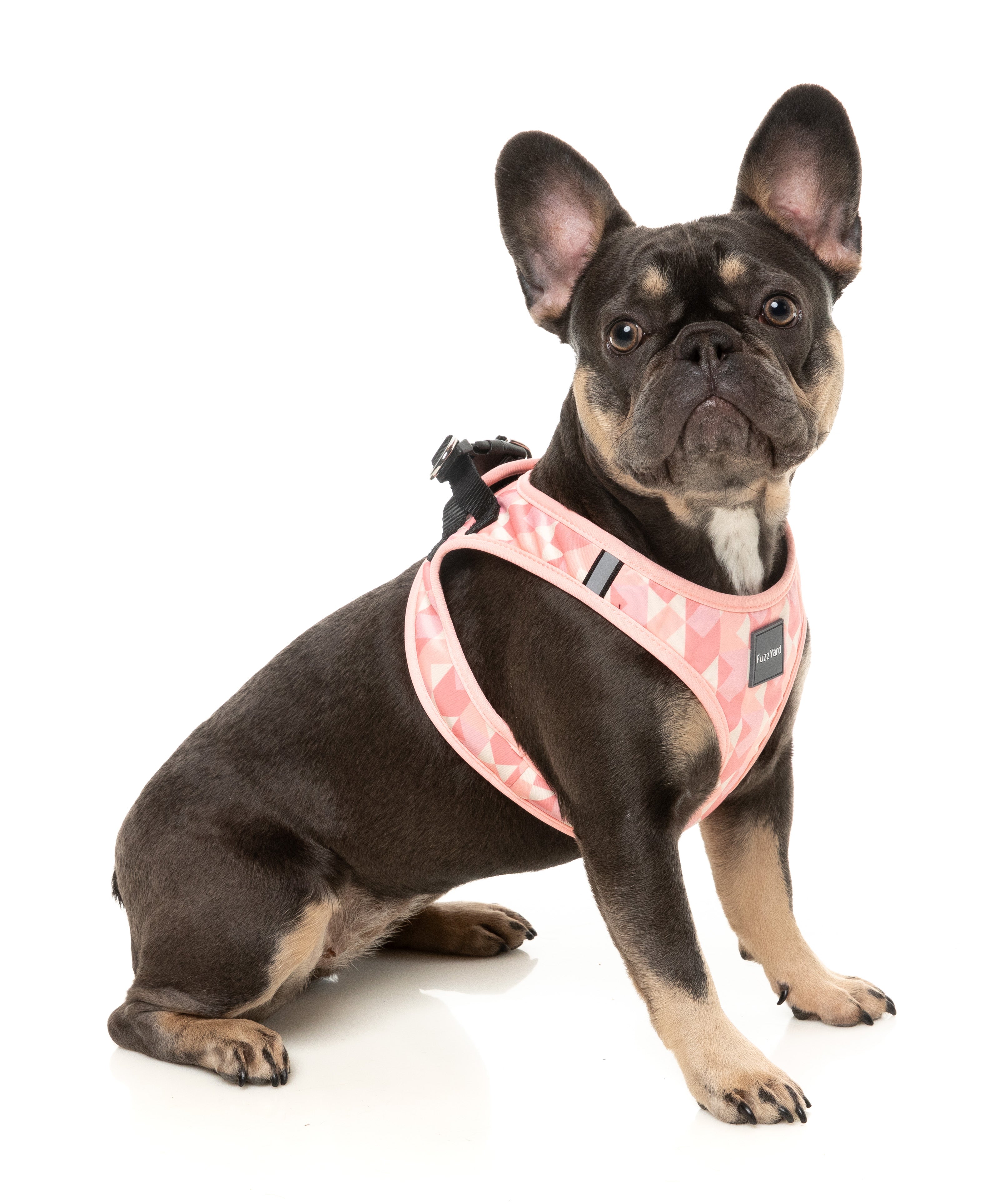 Fuzzyard Pink Lemonade Dog Step-In Harness - Adjustable Soft Pet Vest for Small & Medium Dogs - Perfect for Walking, Training & Outdoor Adventures
