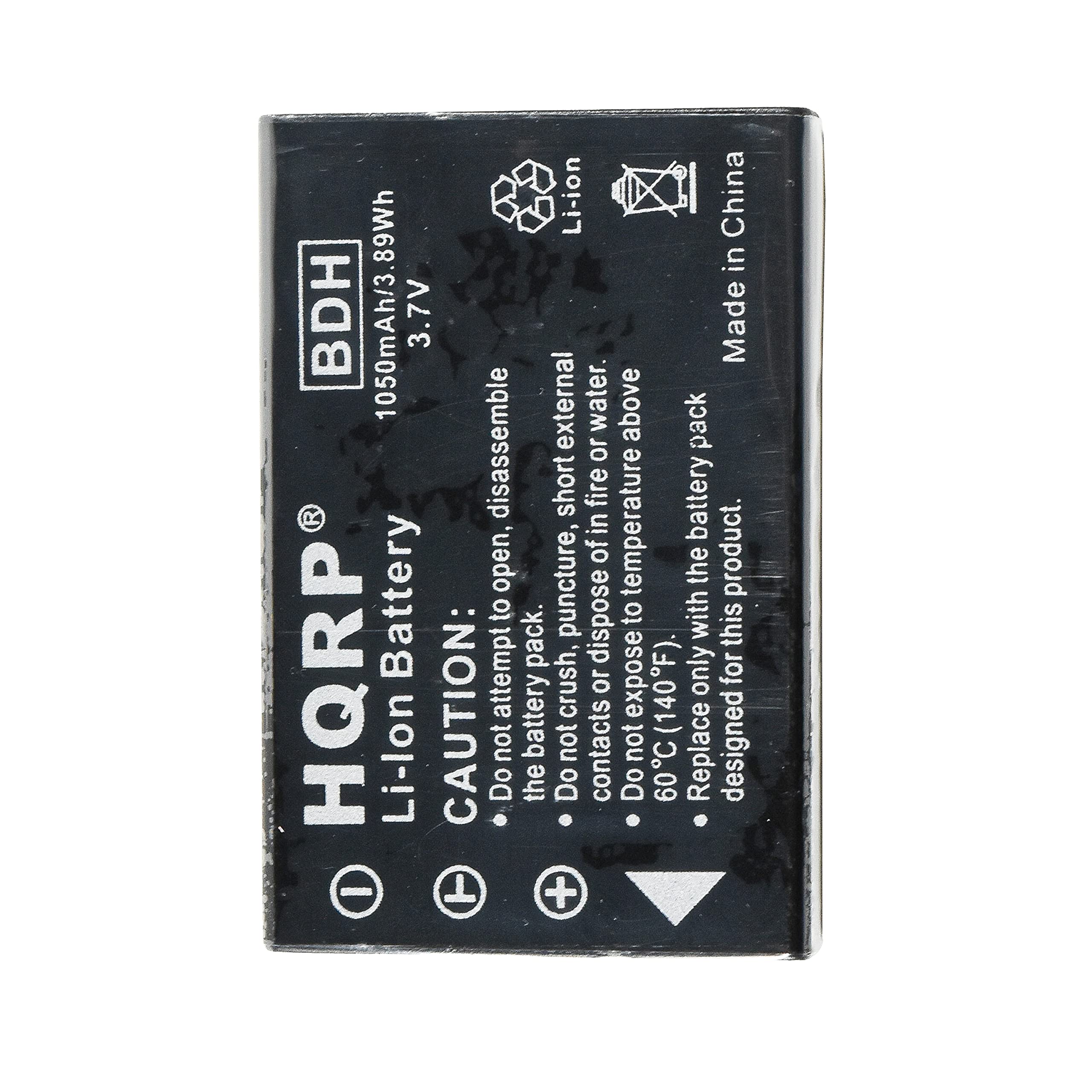 HQRP Replacement Battery for HP R277xi, R507, R607, R725, R817, R818, R827, R837, R847, R927, R937, S5600, V5040u Camcorders - Long Lasting Power for Travel, Vlogging & Home Videos
