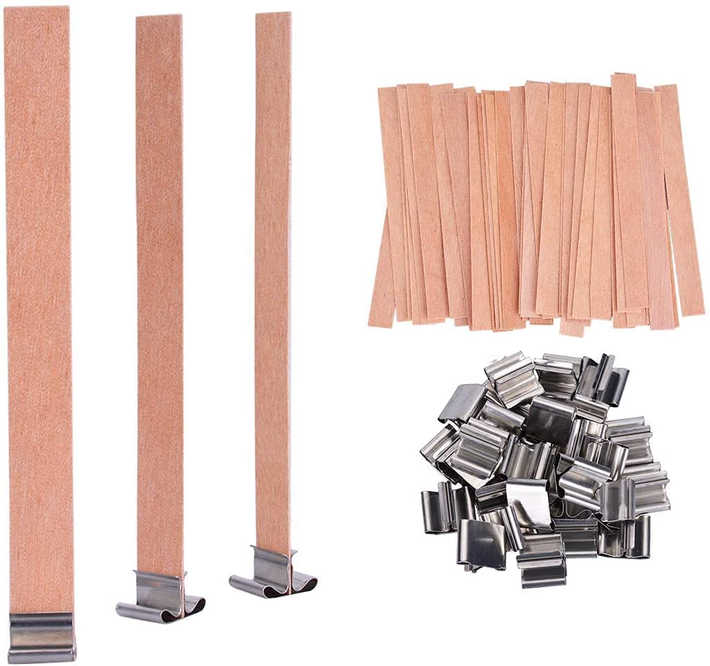 Premium 100-Pack Wood Candle Wicks (0.5