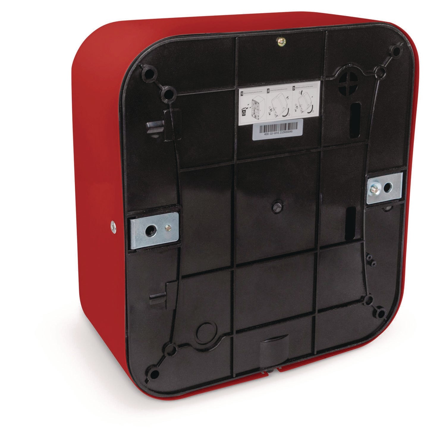 Alpine Industries Hemlock Commercial Automatic 120V Hand Dryer - Stainless Steel Red - High Speed Energy Efficient for Restaurants, Schools & Public Restrooms (6.68