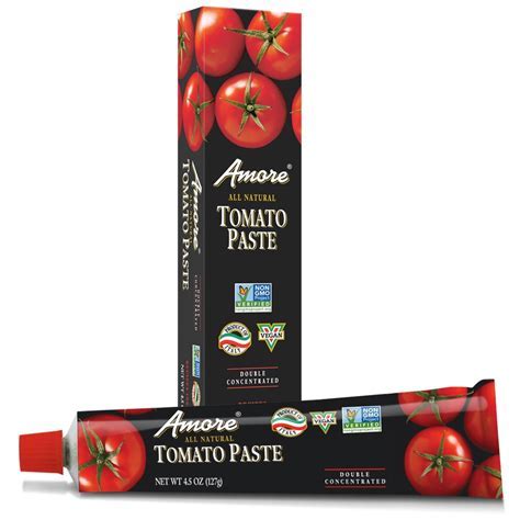 Premium Amore Sundried Tomato Paste - Rich & Flavorful Italian Tomato Concentrate for Pasta, Pizza & Mediterranean Cooking