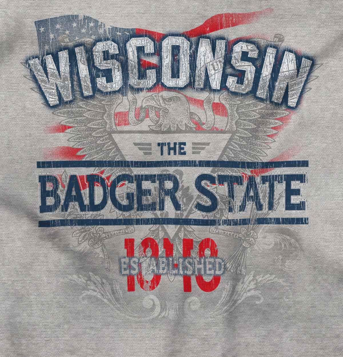 Wisconsin United States Motto Tank Top T-Shirts for Men & Women - Casual Wear, Gym, Outdoor Activities