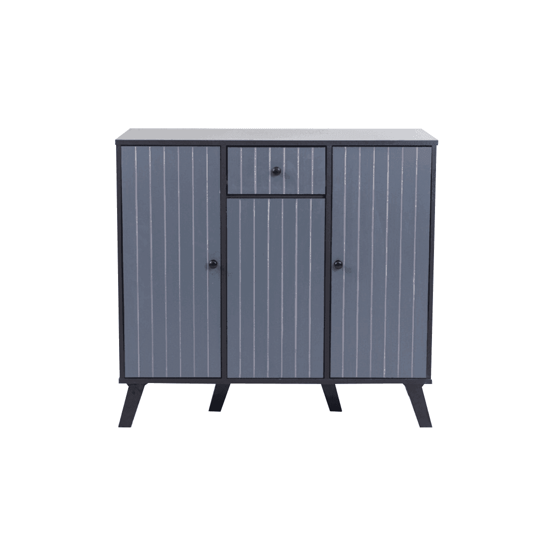 Hester 3-Door Shoe Storage Cabinet - Organize Entryway, Closet & Mudroom - Space Saving Shoe Rack for Home & Office Organization