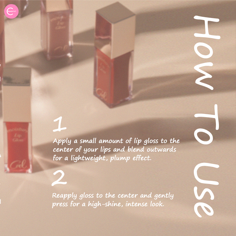 CZEL Lip Essence Gloss - Hydrating & Plumping Lip Treatment with Vitamin E | Perfect for Daily Moisture & Night Care