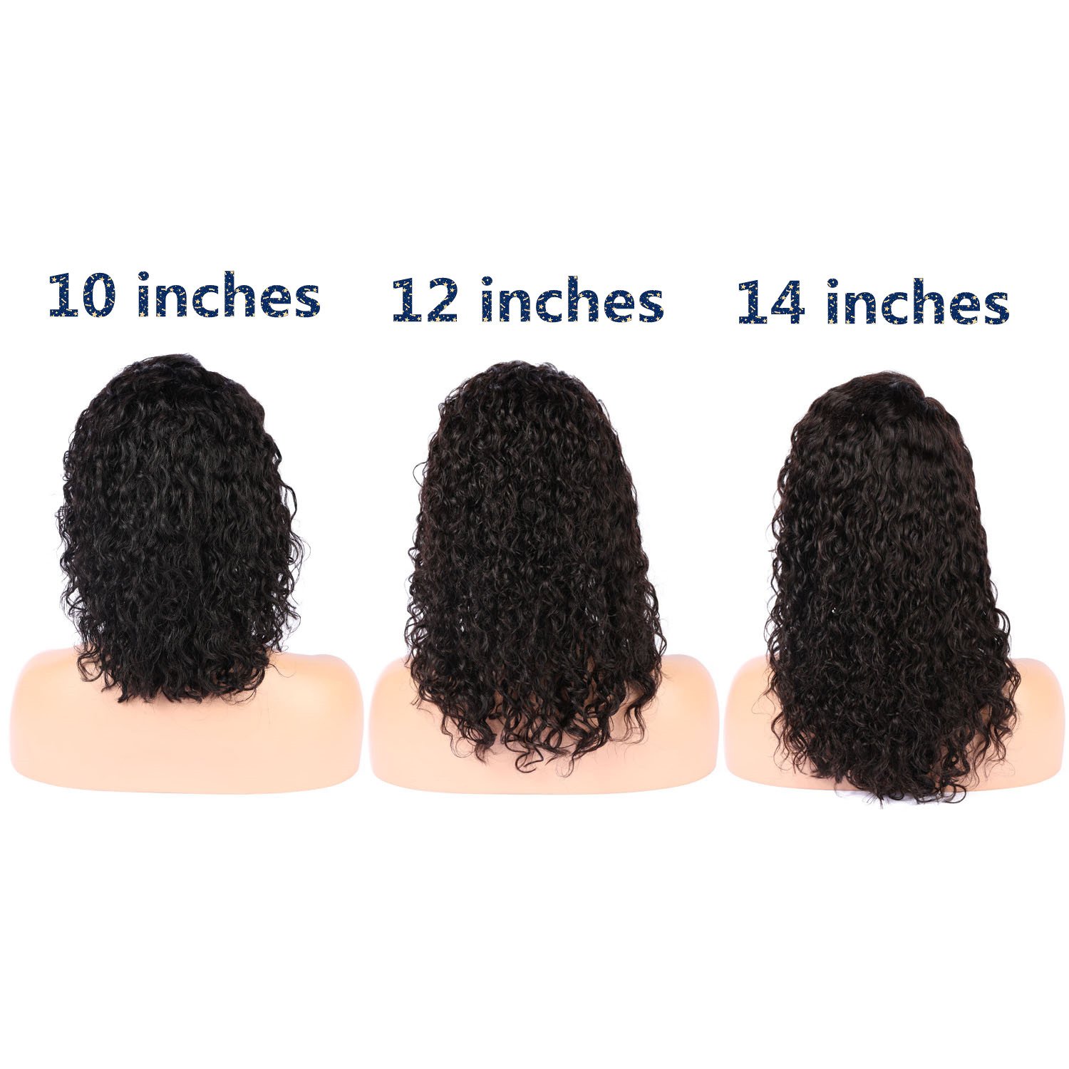12 Inch Short Deep Curly Brazilian Human Hair Lace Front Wig with Baby Hair & Pre-Plucked Natural Hairline - Bob Style for Women | Perfect for Daily Wear, Cosplay & Special Occasions