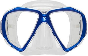 Scubapro Spectra Low Volume 2 Window Dive Mask for Snorkeling & Scuba Diving - Clear Panoramic View for Underwater Exploration