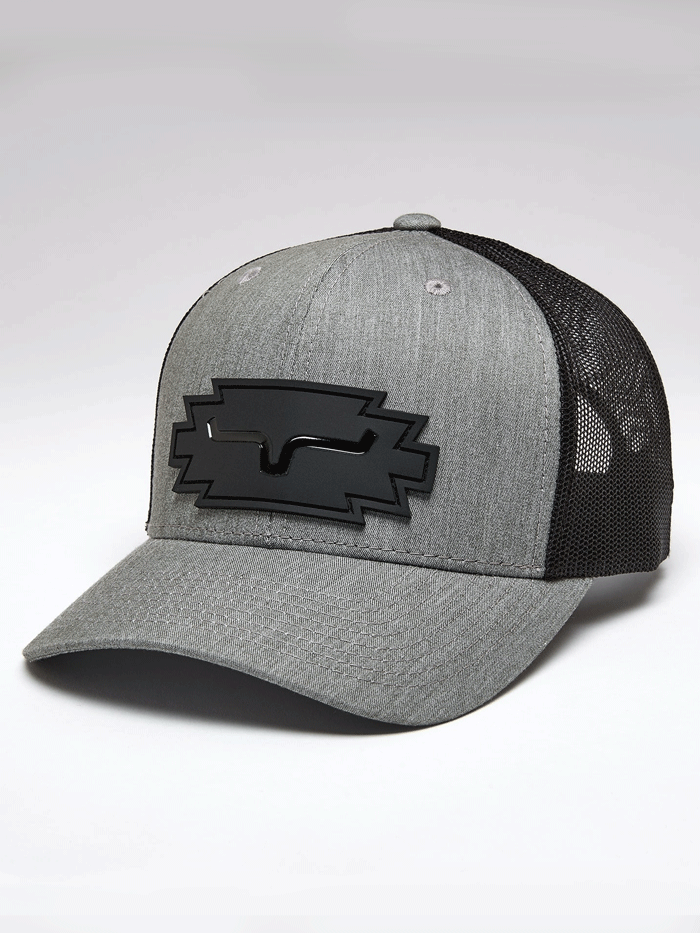 Kimes Ranch JERICO Mesh Back Baseball Cap - Black & Heather Grey for Men & Women | Breathable & Stylish Hat for Outdoor Activities, Sports, and Casual Wear