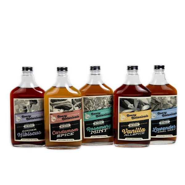 Boozy Botanicals Simple Syrup - Organic Cocktail Mixer for Mojitos, Margaritas & Mocktails - Perfect for Home Bars, Parties & Gift Giving