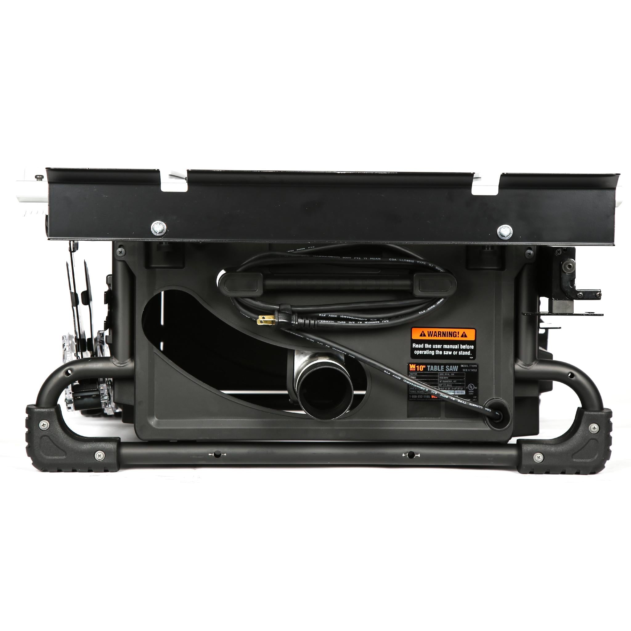 WEN TT1015 15 Amp 2 HP 10 Inch Industrial Benchtop Jobsite Table Saw - Powerful Woodworking Tool for DIY Projects & Professional Workshops