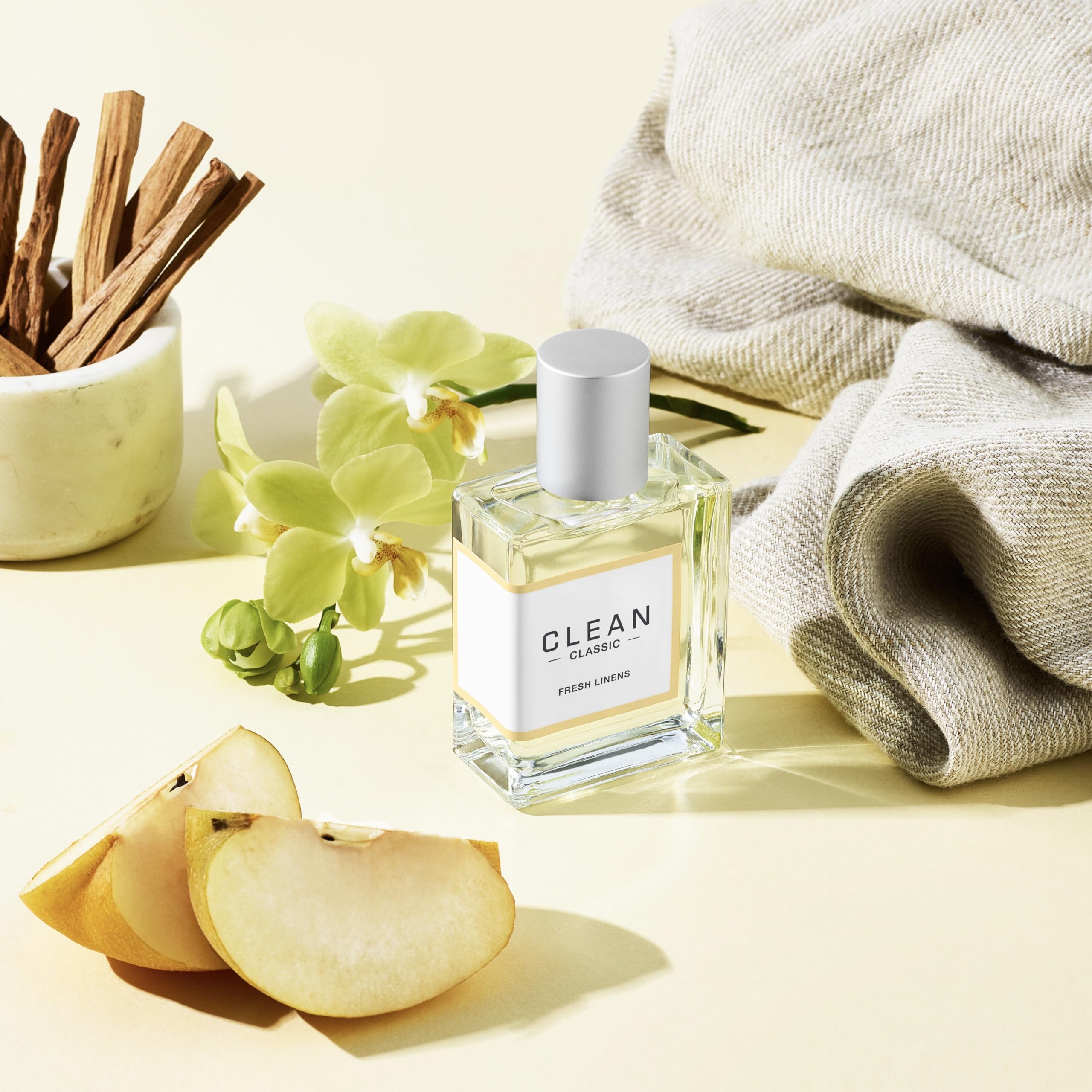 Clean Classique Fresh Linens Eau de Parfum 60ml - Floral Scent for Women, Long-Lasting Perfume for Daily Wear & Special Occasions