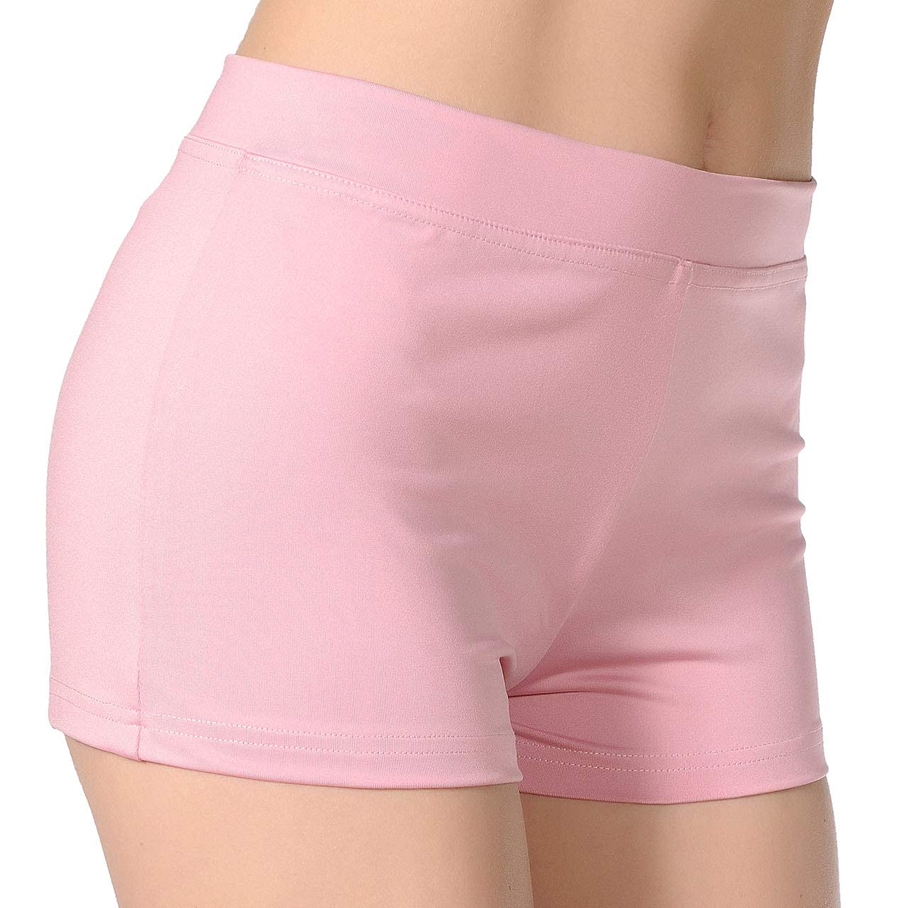 Low Rise Boy Cut Shorts for Women - Stretchy Spandex Activewear for Yoga, Dance & Workout - Perfect for Gym, Running & Fitness Training
