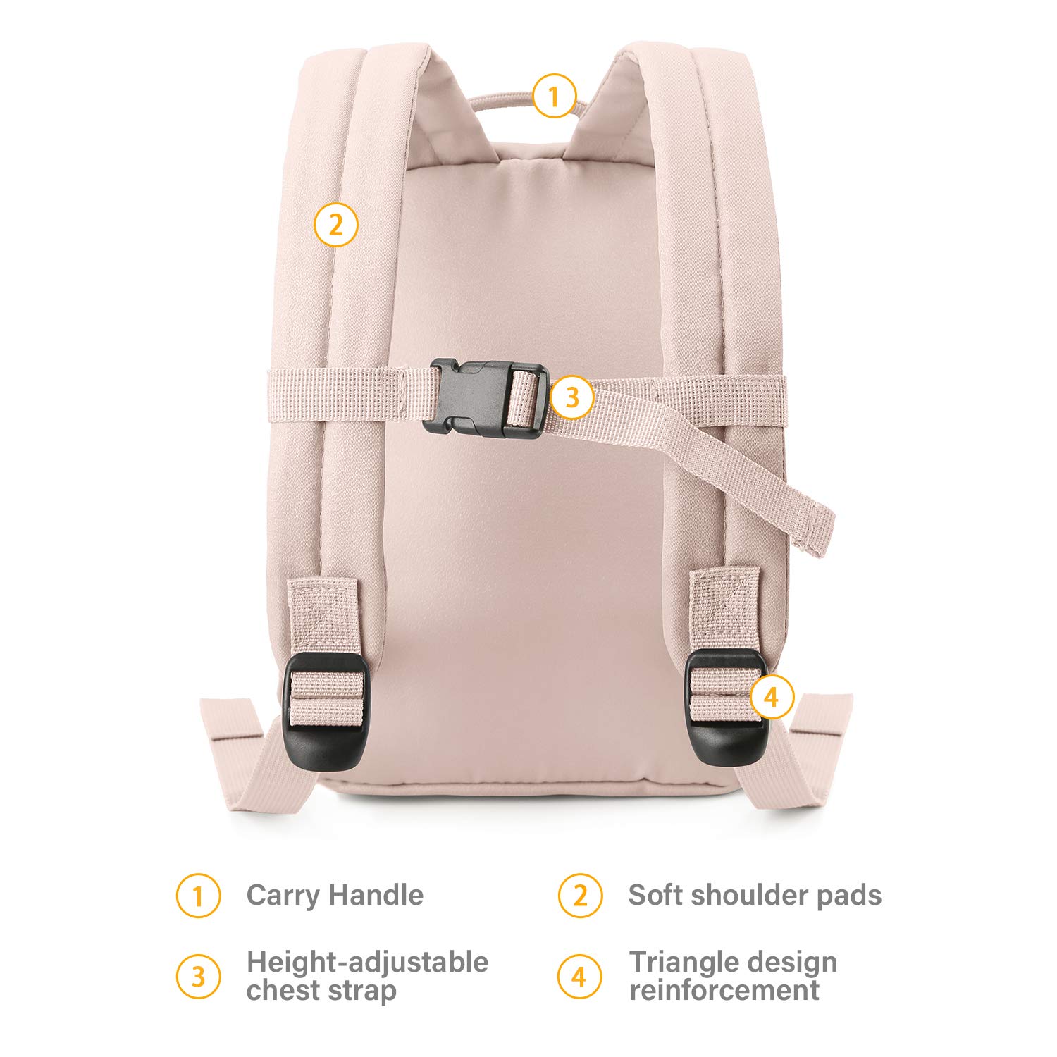 Mommore Stylish Toddler Backpack with Safety Leash - Cute Kids Travel Backpack for Boys & Girls - Perfect for Daycare, Airplane Travel & Outdoor Adventures