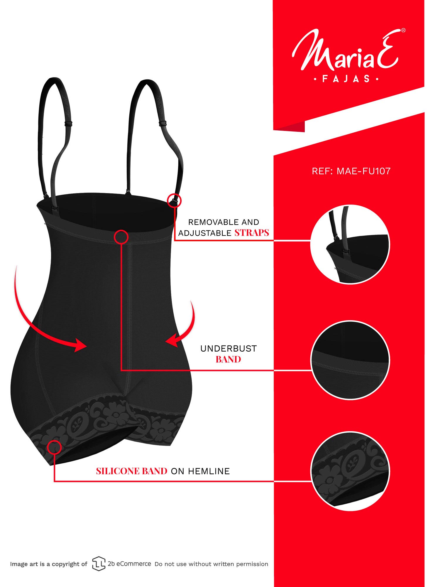 MARIAE FU107 High Waist Tummy Control Shapewear for Women - Colombian Body Shaper & Slimming Girdle | Perfect for Everyday Wear, Special Occasions & Postpartum Recovery