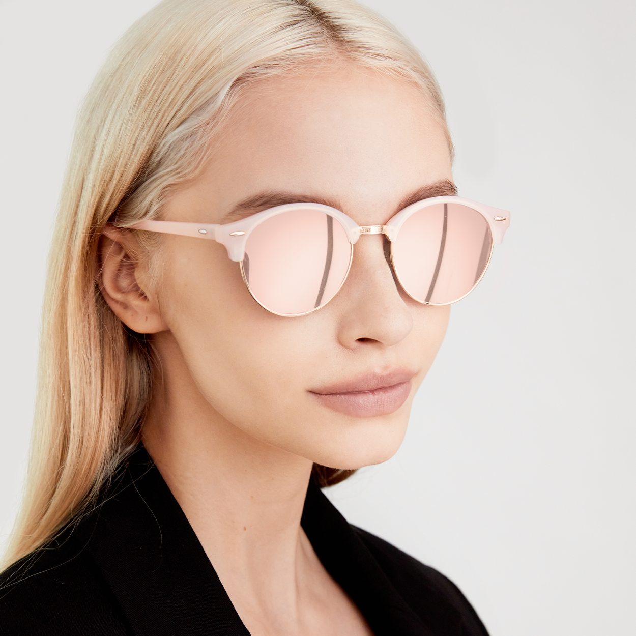 Harper Rose Gold Prescription Glasses - Trendy & Lightweight Eyewear for Women & Men | Perfect for Reading, Work, and Everyday Use