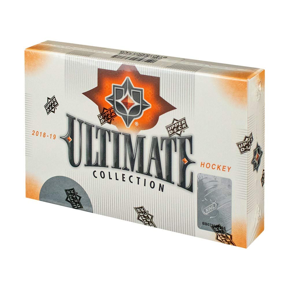2018-19 Upper Deck Ultimate Collection Hockey Hobby Box - Premium NHL Trading Cards for Collectors & Fans - Perfect for Gifts, Investments & Game Nights