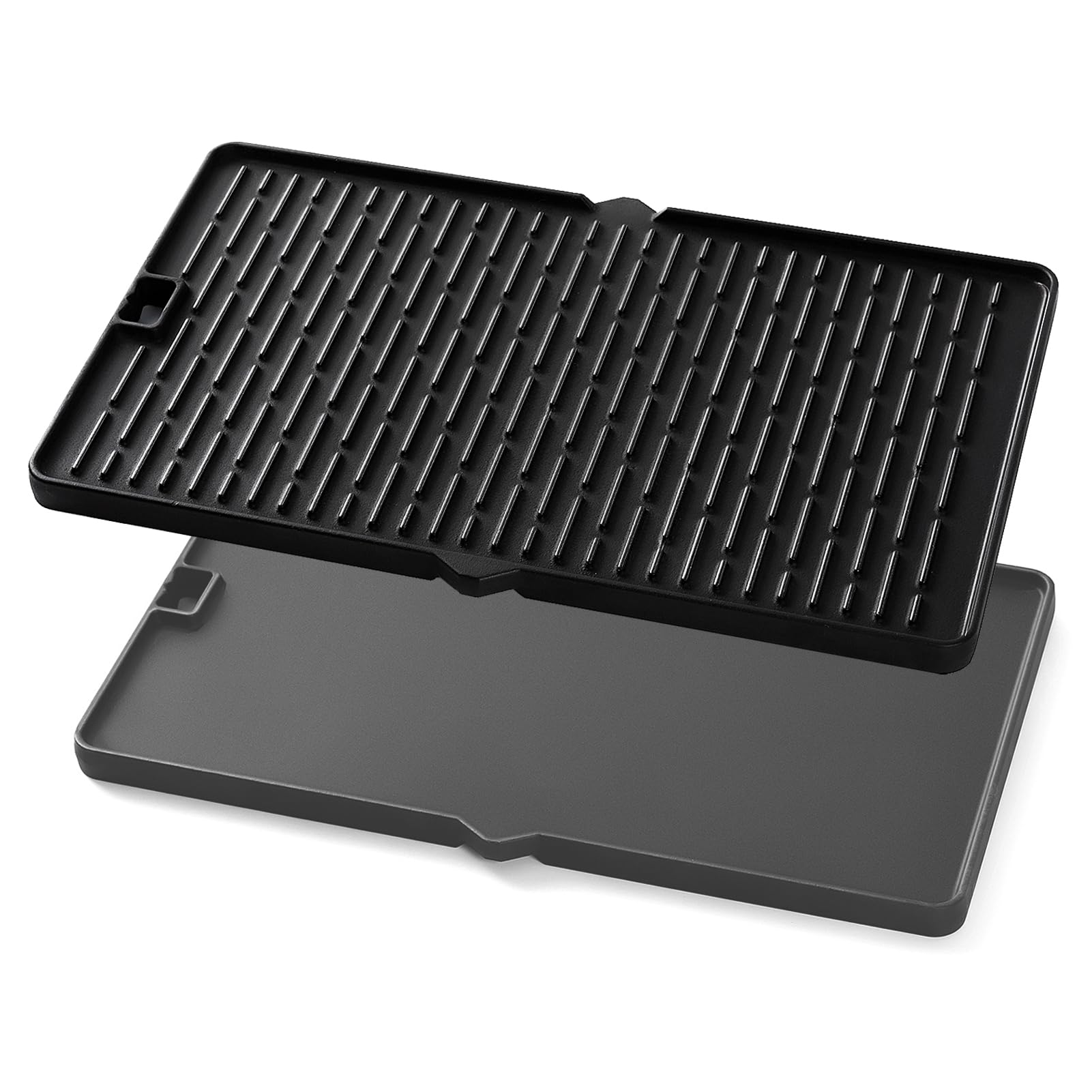 Weber Summit Series Reversible Cast Iron Grill Griddle Replacement Parts - Compatible with Summit E-470, S-470, E-670, S-670, S-660, S-420, S-460, E-420, S-450, S-620, Summit Gold A, B, D, A6, B6, C4, D4, D6 - 1 Pack - Perfect for Outdoor BBQ, Camping & Backyard Cooking