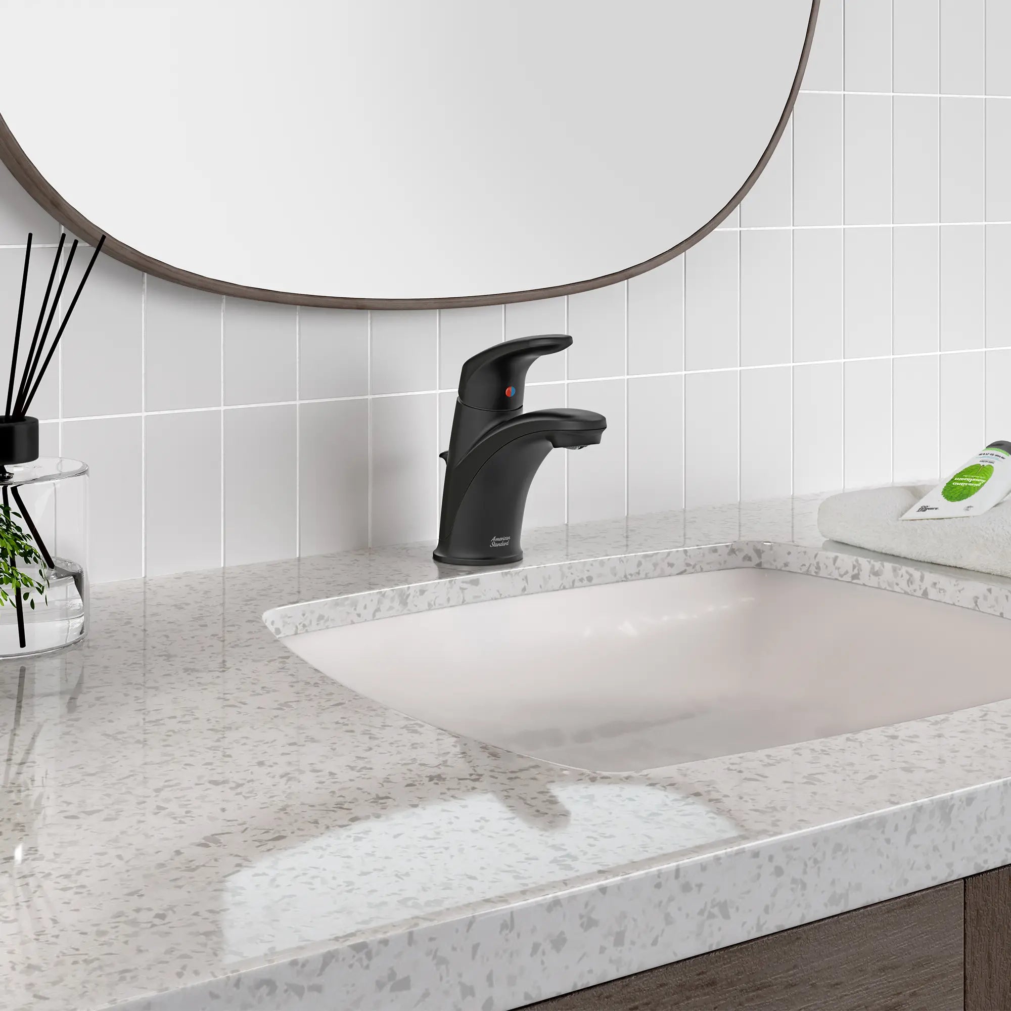 Colony PRO Single Hole Single Handle Bathroom Faucet - 1.2 GPM Water-Saving Design with Lever Handle - Perfect for Small Bathrooms & Powder Rooms