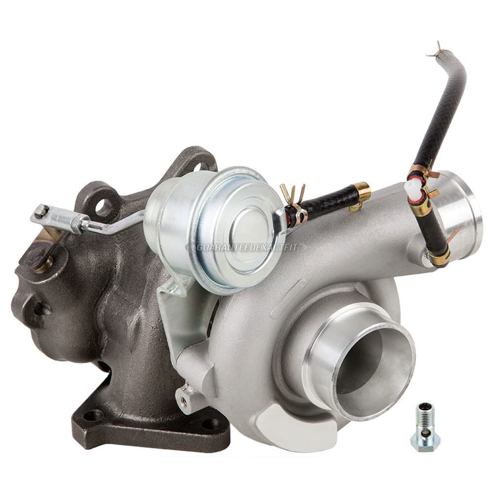 High-Performance Turbocharger with Gaskets & Oil Feed Line for Subaru Baja & Forester XT - Replaces Mitsubishi TD04 (Part# 40-80180IL) - Perfect for Engine Upgrades & Performance Tuning