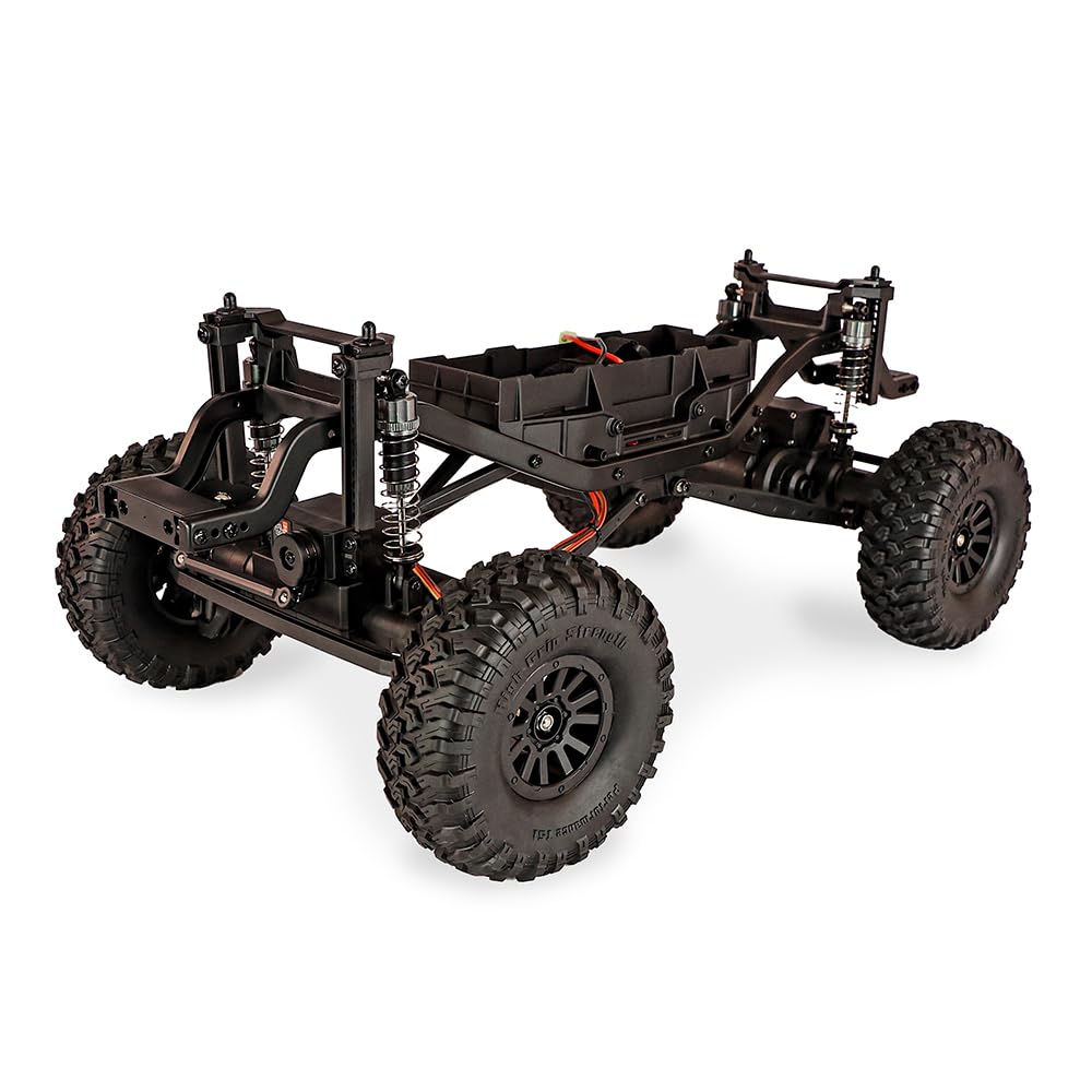 Danchee RidgeRunner 1/10 Scale 4WD Electric Rock Crawler RTR RC Truck - Blue - Off-Road Adventure, Trail Crawling & Backyard Fun for Adults & Kids