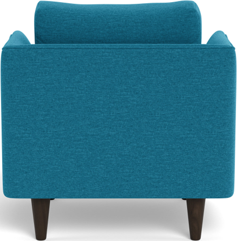 Rainey 35 Armchair - Modern Accent Chair for Living Room, Bedroom & Office - Comfortable Upholstered Lounge Chair with Wooden Legs - Perfect for Reading, Relaxing & Home Decor