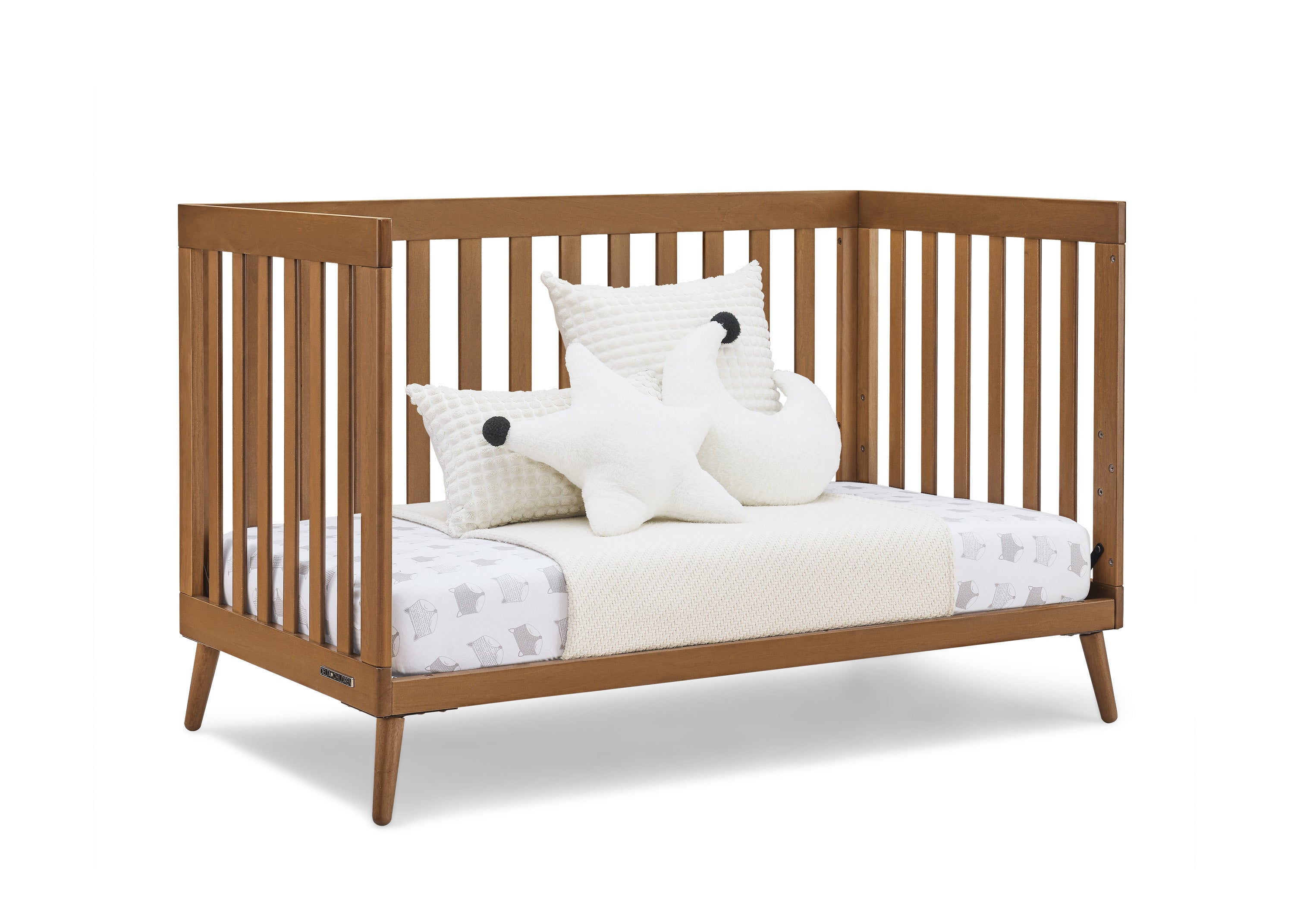 Essex 4-in-1 Convertible Baby Crib - Toddler Bed, Daybed & Full-Size Bed Conversion - Safe Nursery Furniture for Newborns & Kids - Perfect for Bedrooms, Daycare & Guest Rooms
