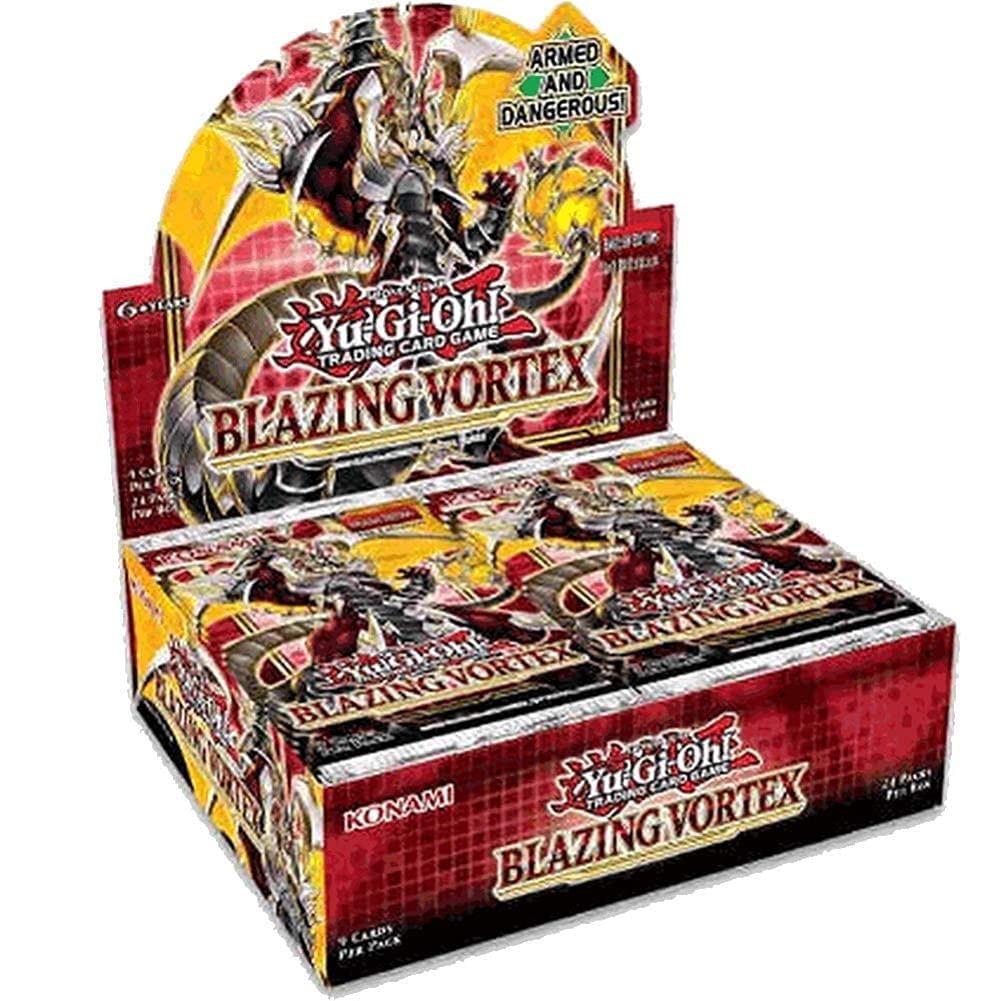 Konami Yu-Gi-Oh! Blazing Vortex Booster Box - 168 Packs | Collectible Trading Cards for Duels & Tournaments | Perfect for TCG Players & Collectors