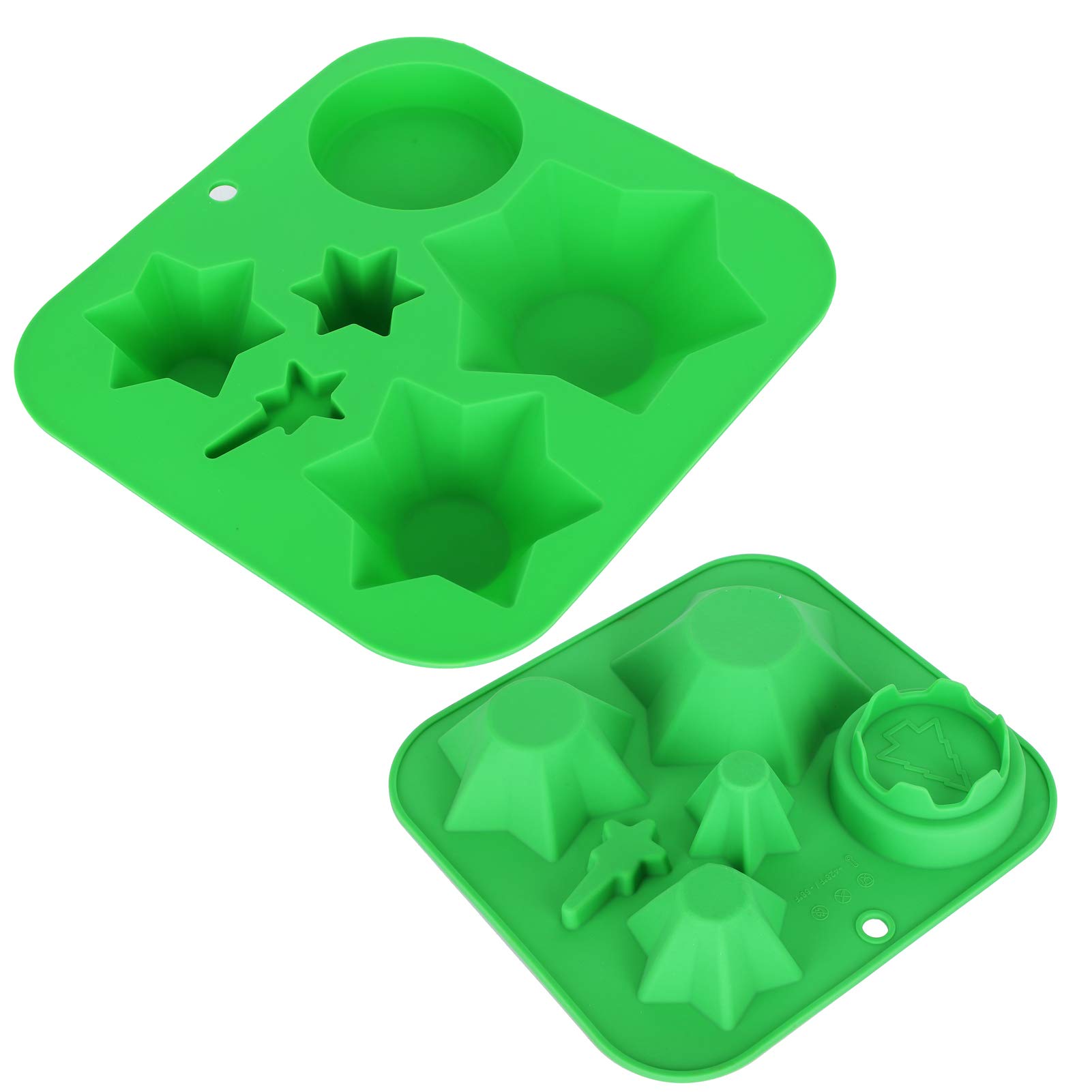 Christmas Tree Cookie Cutters Set - Stainless Steel Baking Decorations for Holiday Cookies, Cakes & Biscuits - Perfect for Christmas Baking, DIY Desserts & Kitchen Decor