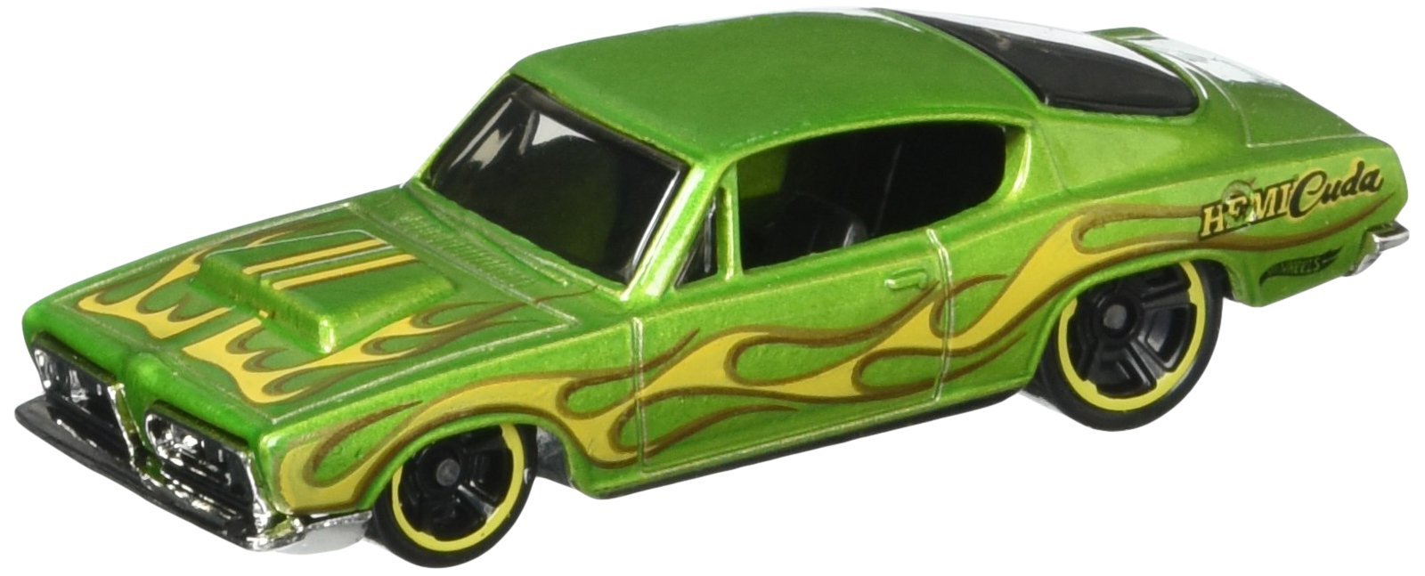 Hot Wheels 2015 HW Workshop '68 Hemi Barracuda Diecast Car - Limited Edition Green #213/250 - Collectible Toy Cars for Kids & Adults, Perfect for Display & Racing Play