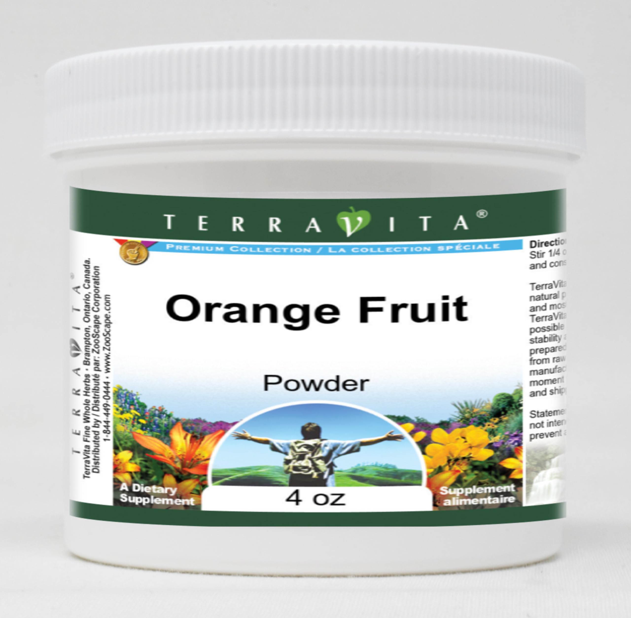 Organic Orange Fruit Powder - 4 oz | Natural Vitamin C Boost | ZIN: 521024 | Perfect for Smoothies, Baking & Healthy Drinks