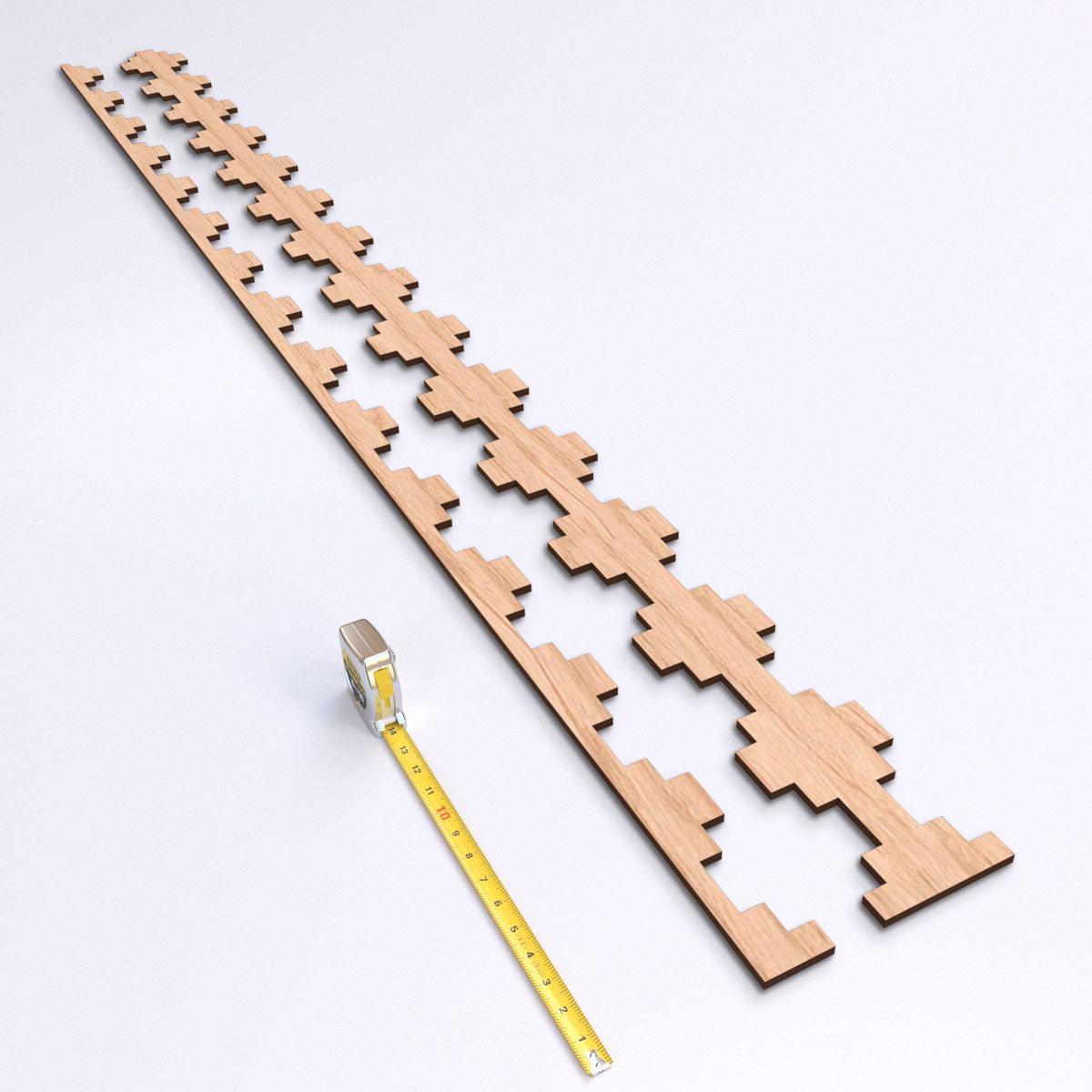 Adjustable Wood Slat Wall Kit - Modern Acoustic Panel for Home & Office Decor | DIY Room Divider & Soundproofing Solution