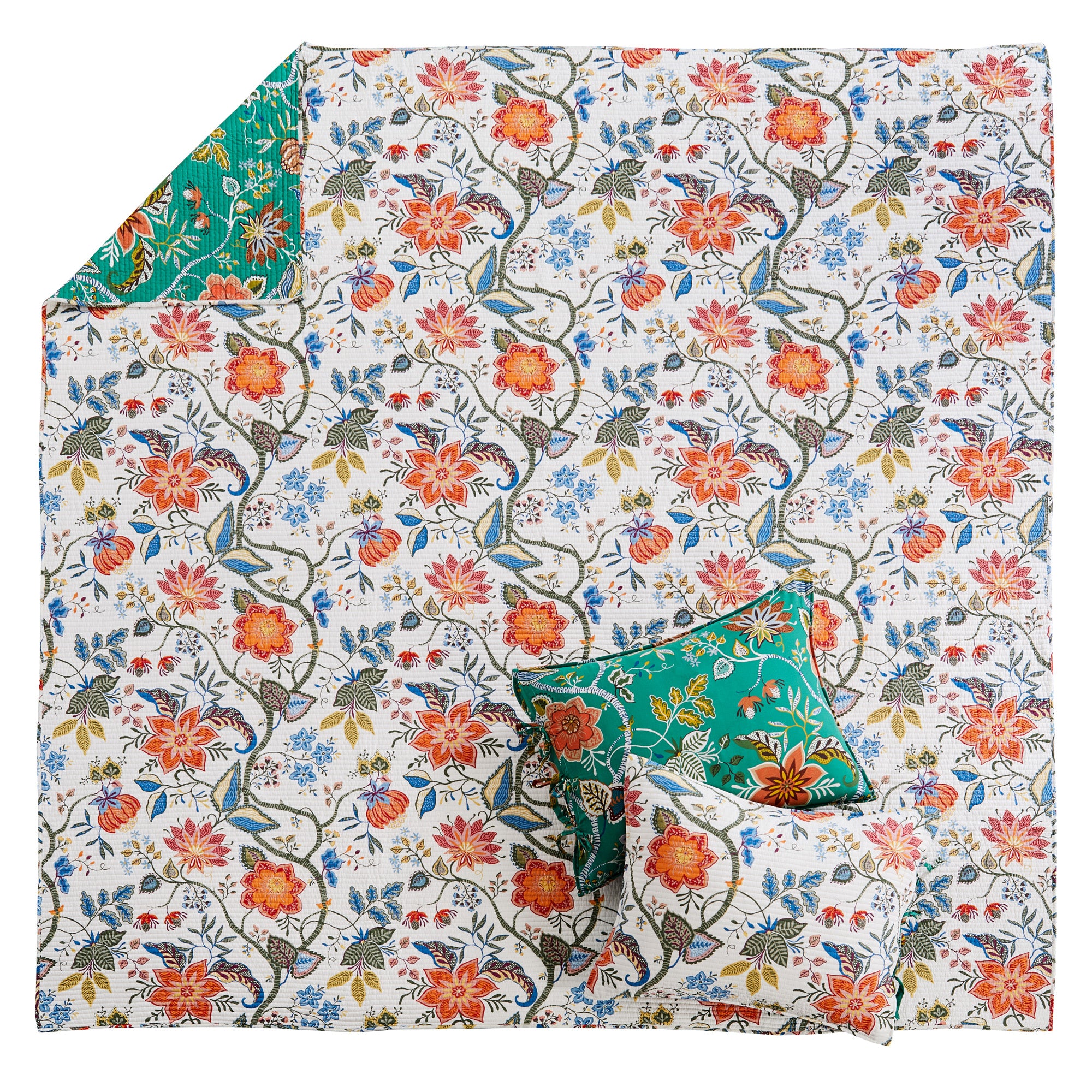 Carmina Quilt Set - Queen Size Bedding, Soft & Breathable Cotton Quilt Cover - Perfect for Cozy Nights, Guest Rooms & Seasonal Decor