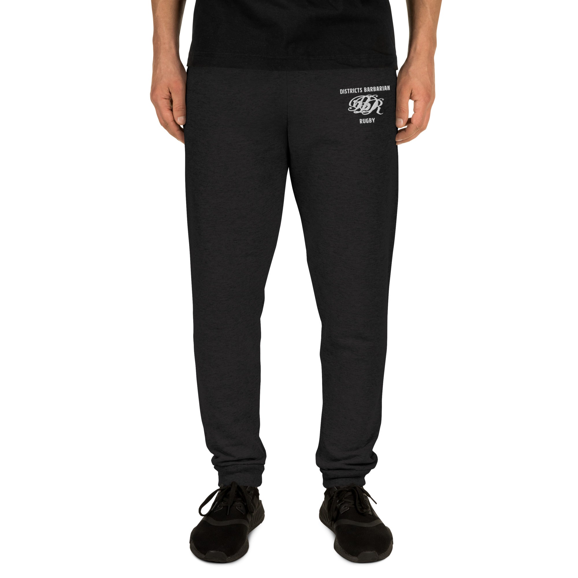 Districts Barbarian RFC Jogger Sweatpants for Men - Comfortable Athletic Running Pants with Elastic Waistband - Perfect for Gym, Workout, and Casual Wear