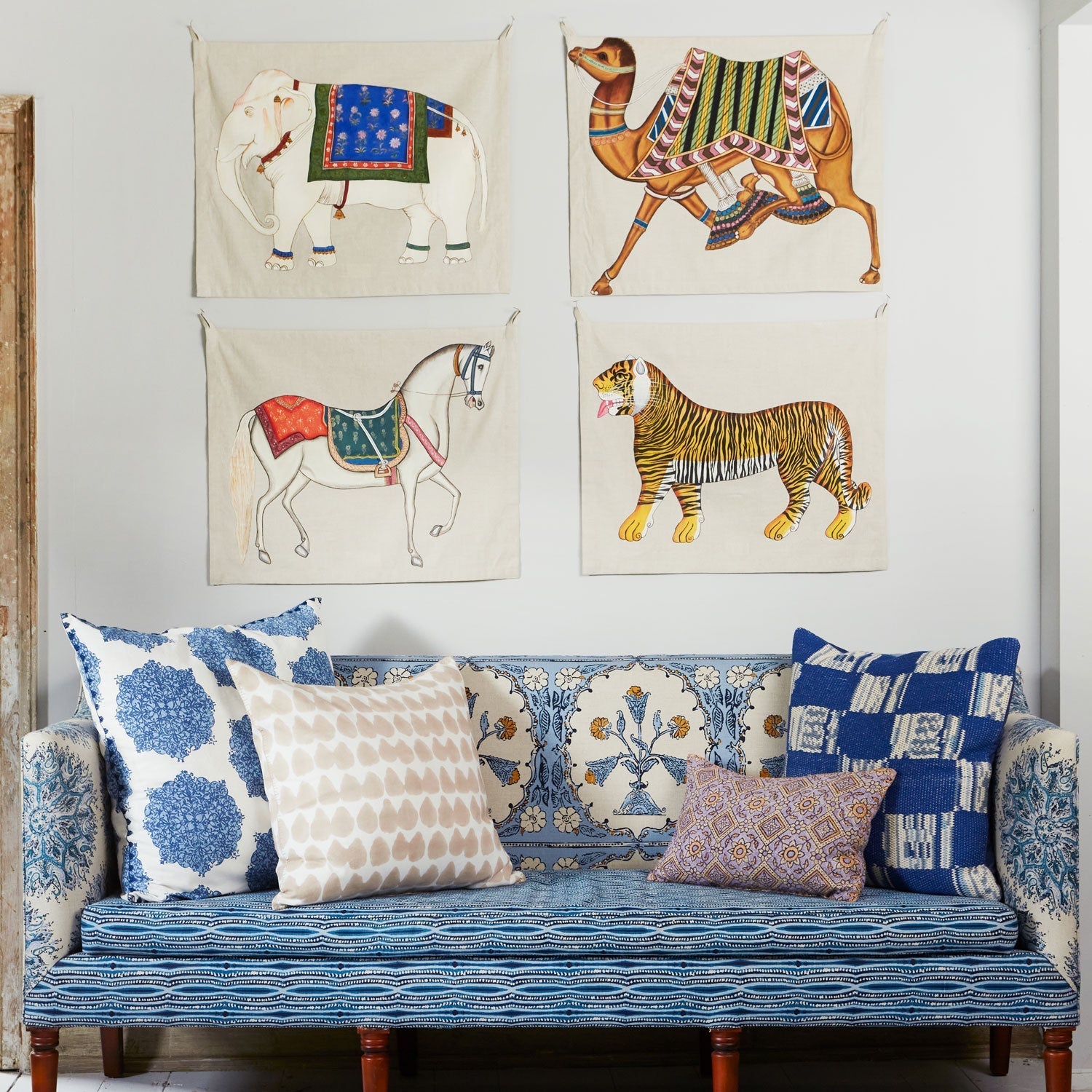 Animal Tapestry Wall Hanging Set - Boho Jungle Decor for Bedroom, Living Room & Dorm | Nature-Inspired Home Decor