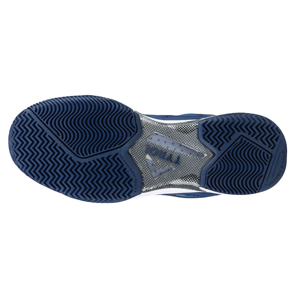 **Tyrol Volley V Men's Pickleball Shoes - Lightweight & Breathable for Court Performance (Navy/Lime Green) - Perfect for Indoor & Outdoor Pickleball Matches**
