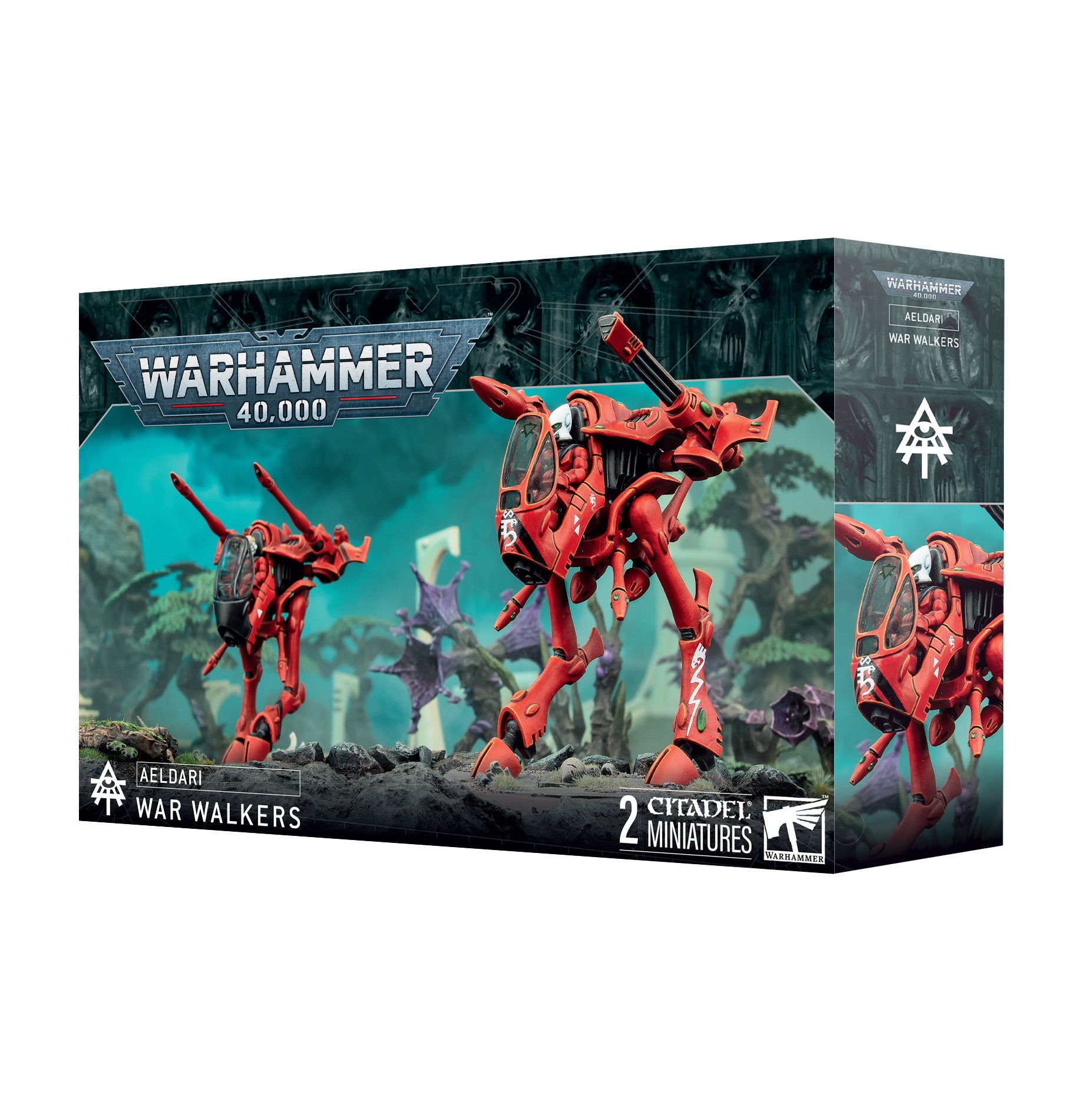 40K Warhammer Aeldari War Walkers - Fast Attack Miniatures for Tabletop Wargaming | Perfect for Warhammer 40K Battles and Collectors