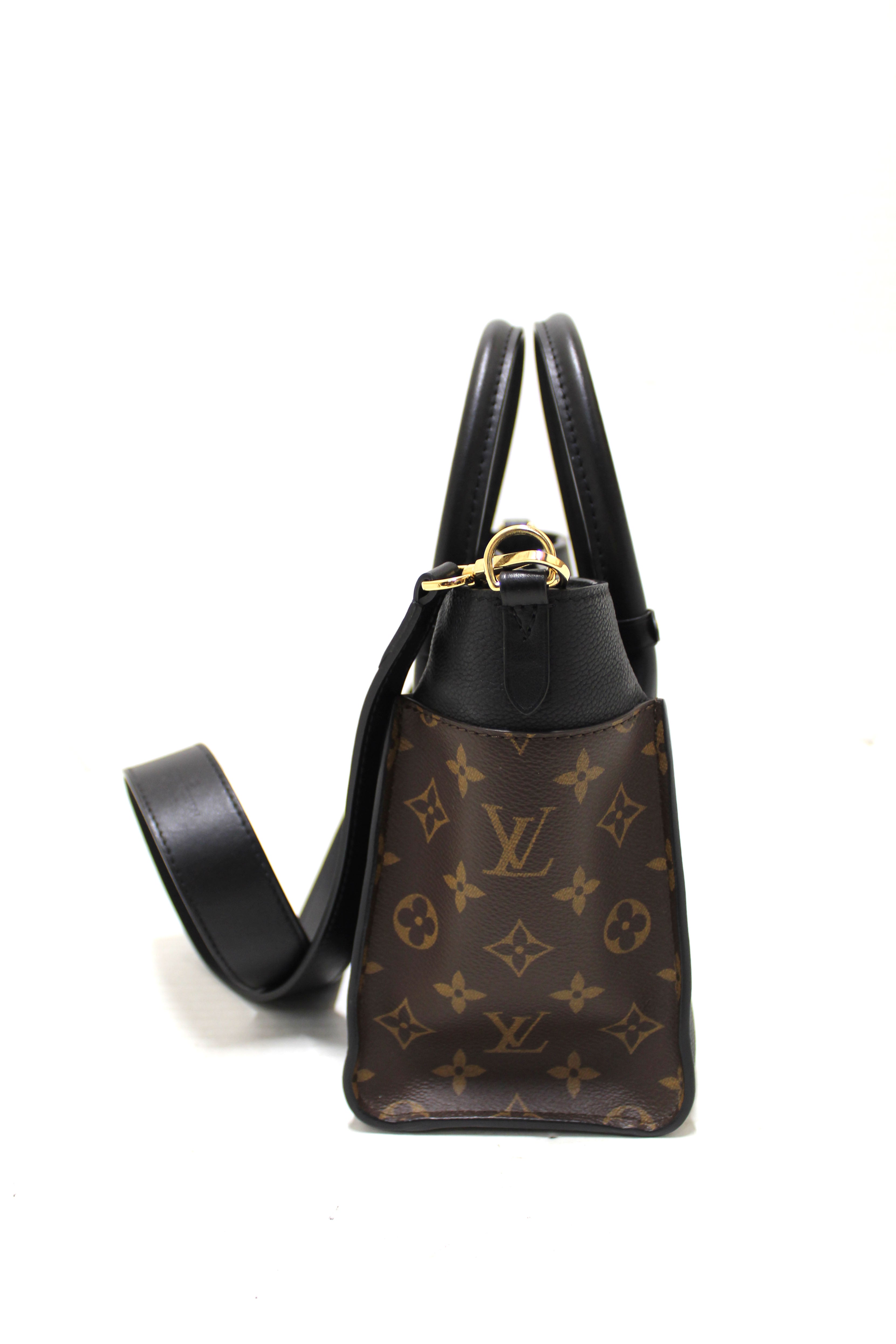 Authentic Louis Vuitton Monogram Black On My Side PM Crossbody Bag - Luxury Designer Handbag for Women, Perfect for Date Night & Evening Events