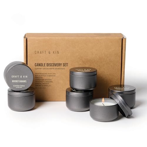 Premium Scented Votive Candles Set of 6 - Long Lasting 15-20 Hours Burn Time | Assorted Fragrances for Home Decor, Relaxation & Luxury Gifts | Perfect for Aromatherapy, Romantic Dinners & Spa Nights